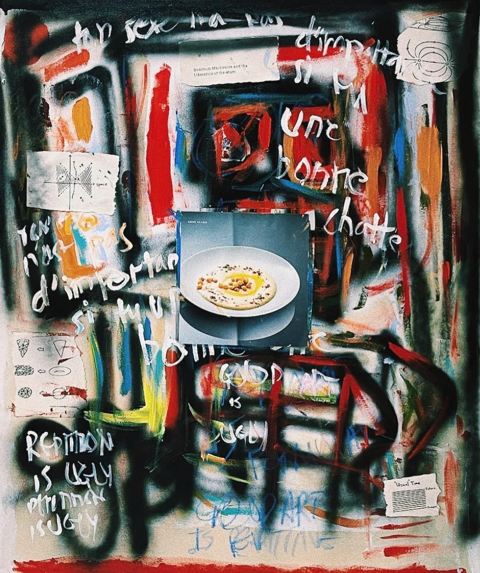 ton sexe n'a pas d'importance si tu as une bonne bite, Kunsh Sharma, 2023, Painting and collage